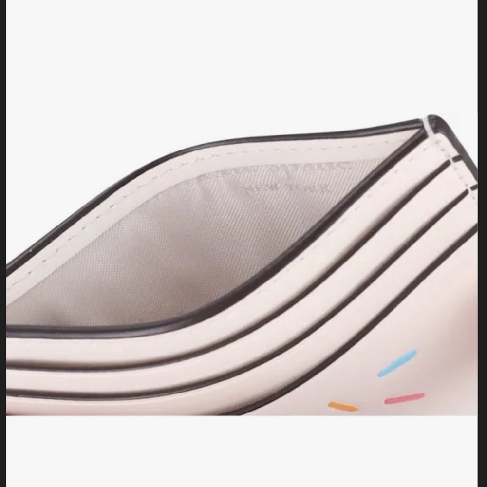 Kate♠️Spade Coffee Break Donut Small Slim Card Holder🍩🍩🍩🍩🍩🍩🍩 - Picture 6 of 6
